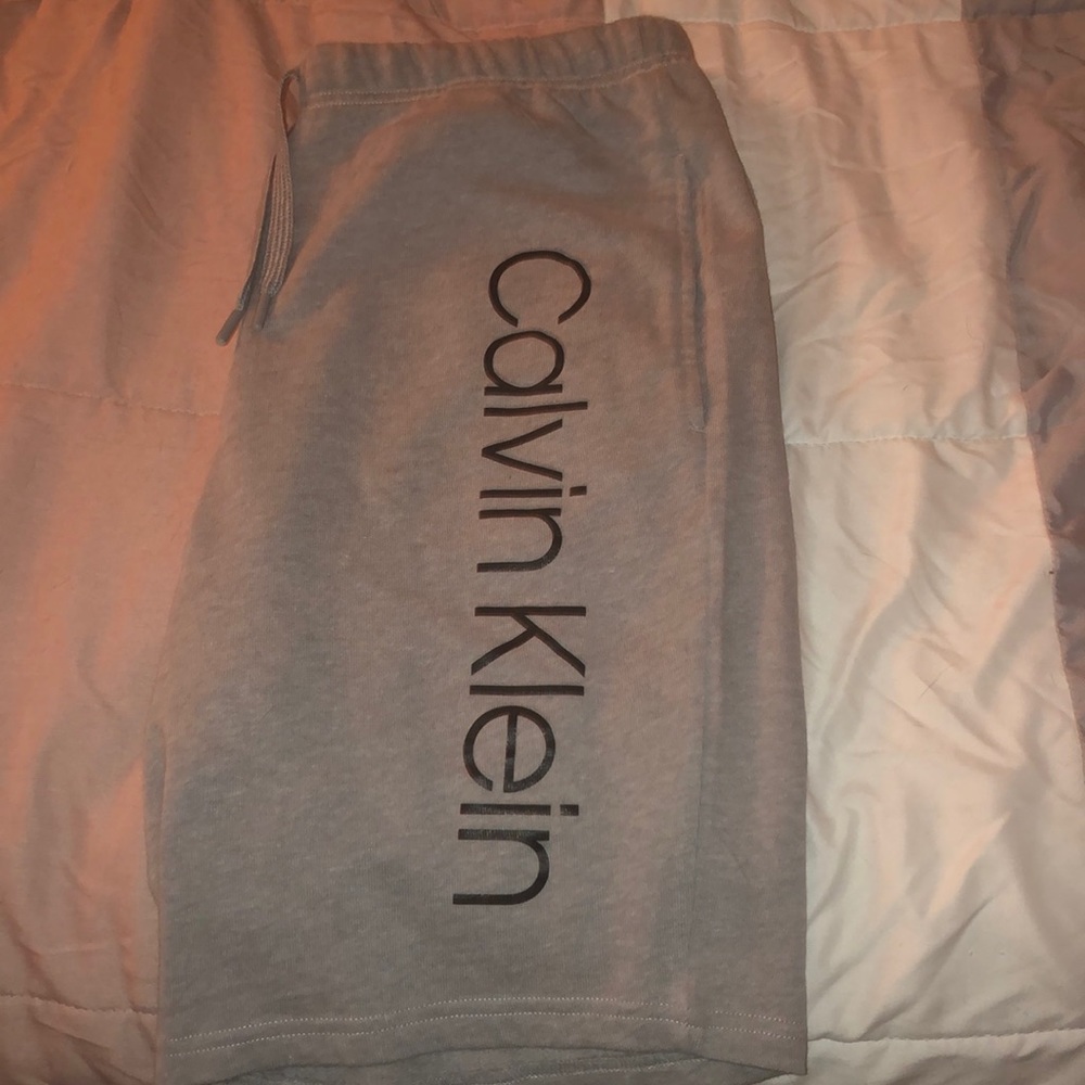 Grey Calvin Klein Sleep shorts
